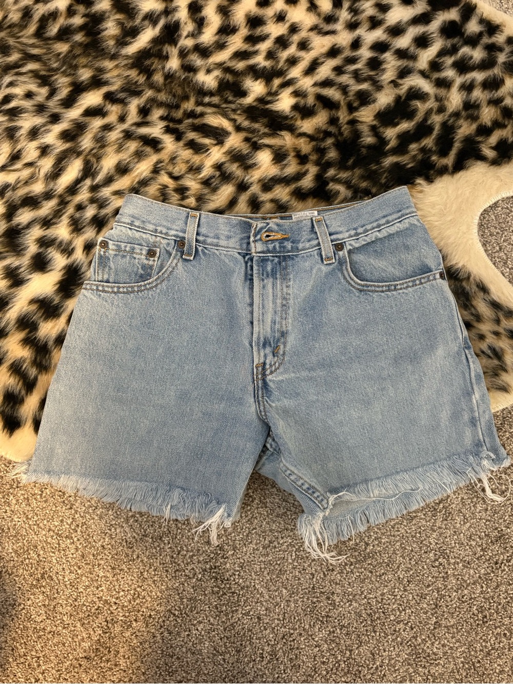 Levi's Light Blue Denim Jean Shorts
